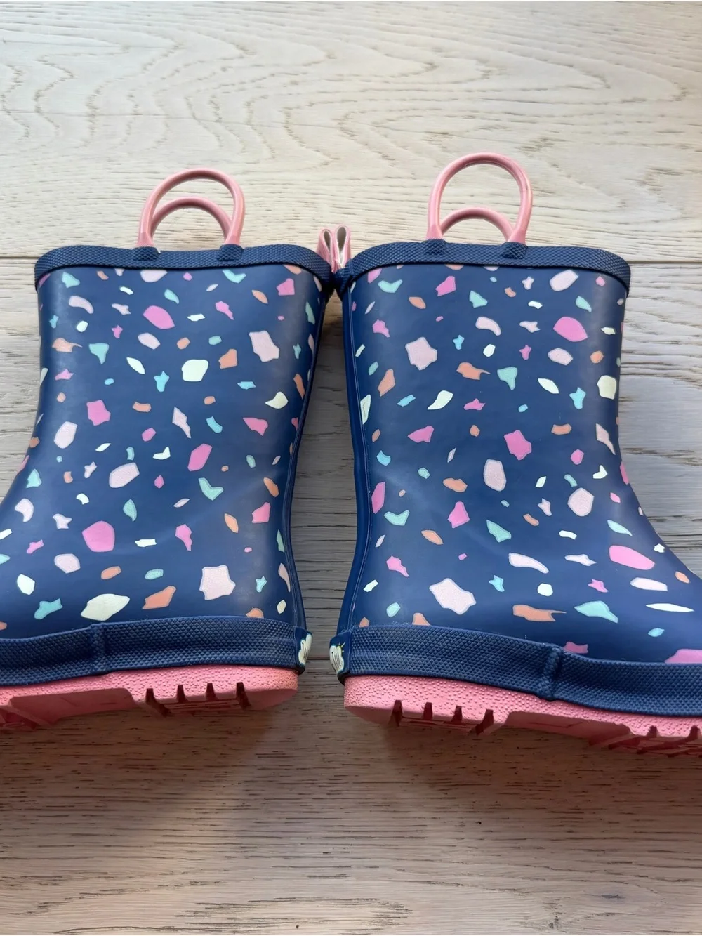 Jan and Jul Kids Rain Boots size 11 Terrazzo